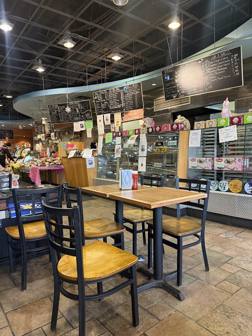 Bagel sandwiches and breakfast items prepared at Bagel Factory